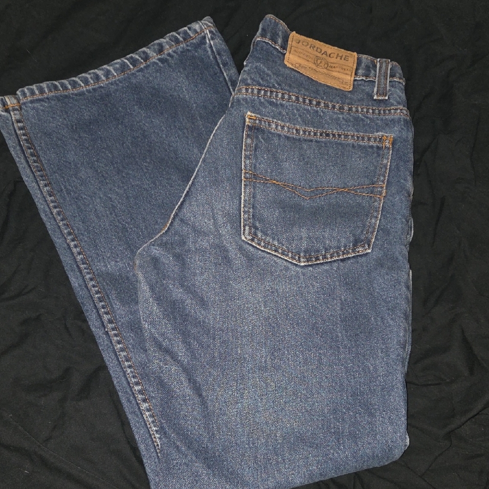 Jordache Women's Blue Straight Leg Jeans